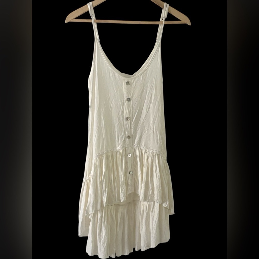 POL Tiered Tunic Tank Top NWT